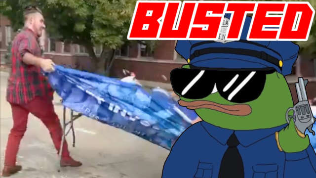 Man Bun Lunatic Who Attacked TPUSA Arrested For Threatening Trump