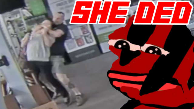 Woman Get’s Choke Slammed Trying to Rob a Gun Store